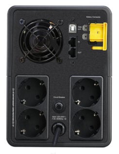 APC Back-UPS BX1600MI-GR Noodstroomvoeding 1600VA 4x stopcontact, USB - Afbeelding 3
