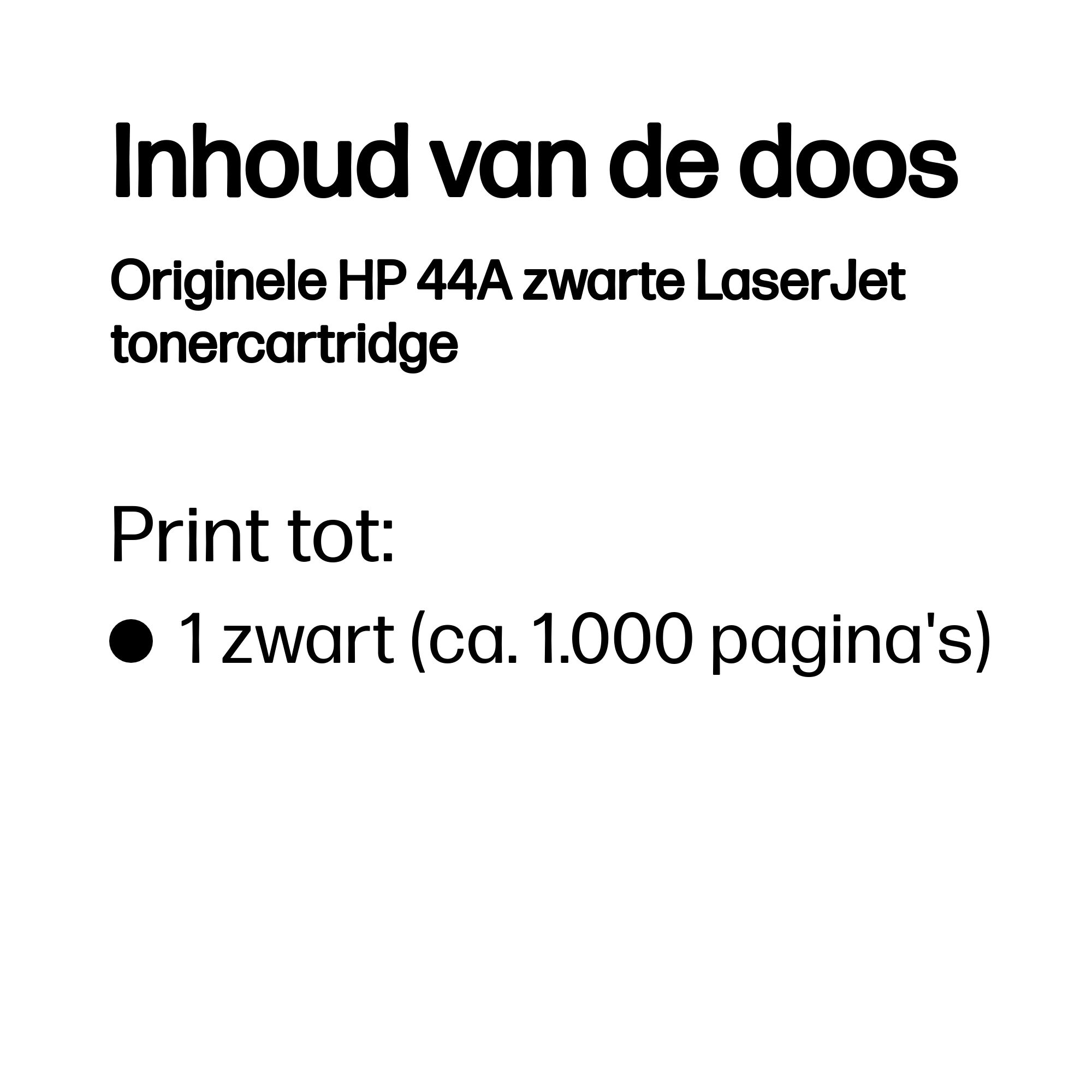 HP Originele 44A zwarte LaserJet tonercartridge - Afbeelding 4