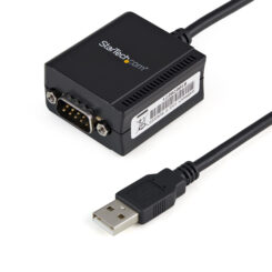 StarTech.com 1,8m 1-Port FTDI USB naar Seriële Adapter Kabel met COM Retentie, USB naar RS232 Converter - TAA