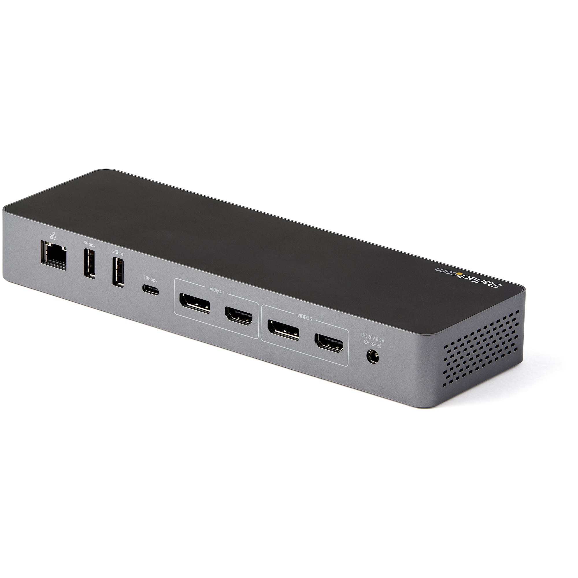 StarTech.com Thunderbolt 3 Dock met USB-C Host Compatibiliteit - Dual 4K 60Hz DisplayPort 1.4 en Dual HDMI 2.0 - Single 8K - TB3/USB-C Laptop Docking Station - 96W PD, 5xUSB - 10Gbps - Afbeelding 3