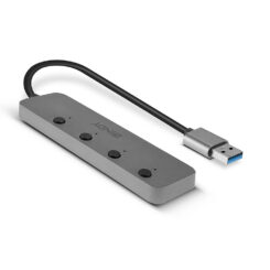 Lindy 43309 interface hub USB 3.2 Gen 1 (3.1 Gen 1) Type-A 5 Mbit/s Grijs - Afbeelding 3