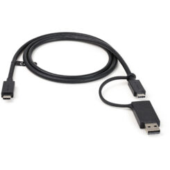 StarTech.com 1m USB-C Kabel met USB-A Adapter Dongle, USB 10Gbps/5Gbps, 100W (5A) PD, 8K 60Hz / 4K 144Hz DP Alt Mode - Thunderbolt Compatibel - Afbeelding 5