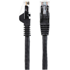 StarTech.com 1m CAT6 Ethernetkabel - Zwart - LSZH - 10 Gigabit 250MHz 100W PoE LAN Internetkabel - Snagless RJ45 10GbE UTP Netwerk Patchkabel met Trekontlasting - CAT 6 , ETL, 24AWG - Afbeelding 4