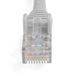 StarTech.com 1m CAT6 Ethernetkabel - Grijs - LSZH - 10 Gb 250MHz 100W PoE Internetkabel - Snagless RJ45 10GbE UTP Netwerk Patchkabel met Trekontlasting - CAT 6 Kabel, ETL, 24AWG - Afbeelding 3