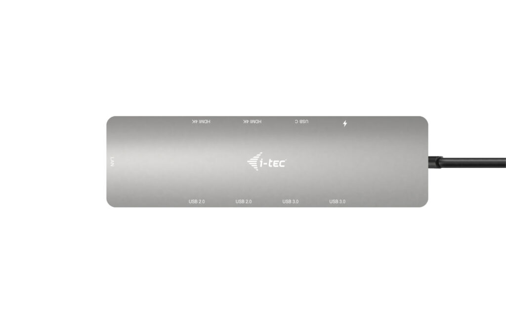 i-tec USB-C Metal Nano 2x Display Docking Station + Power Delivery 100 W - Afbeelding 3