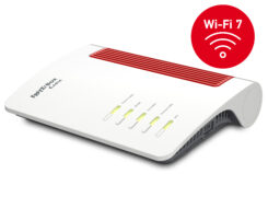 Box FRITZ! 6670 Cable Edition International draadloze router 2.5 Gigabit Ethernet Dual-band (2.4 GHz / 5 GHz) Rood, Wit - Afbeelding 3