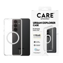 PanzerGlass CARE™ by ® Urban Explorer Case Transparent w. White Qi Samsung Galaxy S26+ mobiele telefoon behuizingen Hoes Transparant - Afbeelding 3
