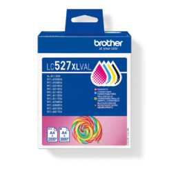 Brother LC527XLVAL inktcartridge 4 stuk(s) Origineel Hoog (XL) rendement Zwart, Cyaan, Magenta, Geel