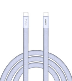 Verbatim Sync & Charge USB-C to USB-C 100W 120cm paars - Afbeelding 3
