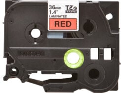 Brother TZE-461 labelprinter-tape Zwart op rood - Afbeelding 3