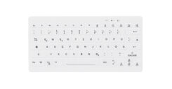 Contour Design Active Key AK-C4112F-FU1-W/GE toetsenbord Medisch RF Draadloos QWERTZ Duits Wit