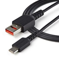 StarTech.com 1m Data Blocker Kabel – USB-A naar USB-C Secure Charging Kabel – No-Data Power-Only Oplaadkabel voor Telefoon/Tablet – USB Protector Data Blocker Adapter Kabel - Afbeelding 5