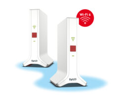 Mesh Set FRITZ! 4200 2-pack Edition International Dual-band (2.4 GHz / 5 GHz) Wi-Fi 6 (802.11ax) Rood, Wit 2x2/4x4 - Afbeelding 2