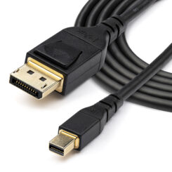 StarTech.com 2m Mini DisplayPort naar DisplayPort 1.4 VESA Certified Kabel - 8K 60Hz HBR3 HDR - Super UHD mDP naar DP 1.4 - Slim (34 AWG) Ultra HD 4K 120Hz - Video/Monitorkabel - Afbeelding 4