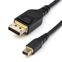 StarTech.com 2m Mini DisplayPort naar DisplayPort 1.4 VESA Certified Kabel - 8K 60Hz HBR3 HDR - Super UHD mDP naar DP 1.4 - Slim (34 AWG) Ultra HD 4K 120Hz - Video/Monitorkabel - Afbeelding 2