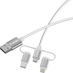 Verbatim Essentials 3-in-1-kabel voor synchroniseren en opladen - Afbeelding 2