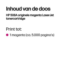 HP 508A originele magenta LaserJet tonercartridge - Afbeelding 4
