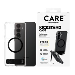 PanzerGlass CARE™ by ® Kickstand Case Transparent w. Qi Samsung Galaxy S26+ mobiele telefoon behuizingen Hoes Transparant - Afbeelding 3