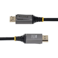 StarTech.com 50cDisplayPort 2.1 Kabel, VESA Gecertificeerde DP80 DisplayPort Kabel, Ongecomprimeerde 10K/8K 60Hz, 16K 60Hz/8K 240Hz met DSC 1.2a, DP 2.1 Kabel - Afbeelding 5