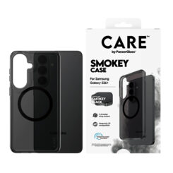 PanzerGlass CARE™ by ® Smokey Case w. Black Qi Samsung Galaxy S26+ mobiele telefoon behuizingen Hoes Zwart - Afbeelding 3