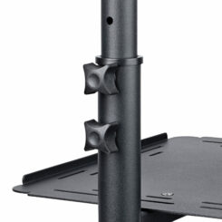 StarTech.com Beamertafel - Stevige Verrijdbare Laptop en Projectietafel (2x 10kg/schap) - Presentatiewagen/Computer Trolley/AV Projector Stand - In Hoogte Verstelbaar / Zwenkwielen met Rem - Afbeelding 6