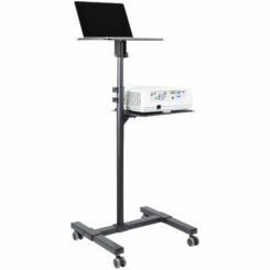 StarTech.com Beamertafel - Stevige Verrijdbare Laptop en Projectietafel (2x 10kg/schap) - Presentatiewagen/Computer Trolley/AV Projector Stand - In Hoogte Verstelbaar / Zwenkwielen met Rem - Afbeelding 5