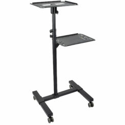 StarTech.com Beamertafel - Stevige Verrijdbare Laptop en Projectietafel (2x 10kg/schap) - Presentatiewagen/Computer Trolley/AV Projector Stand - In Hoogte Verstelbaar / Zwenkwielen met Rem - Afbeelding 2