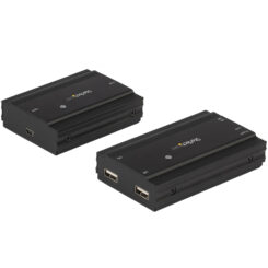 StarTech.com 4-Port USB 2.0 Extender Hub over Single CAT5e/CAT6 Ethernet Kabel (RJ45) - 100m - USB Extender Hub Adapter Kit - Metalen Behuizing - Extern Gevoed - 480 Mbps - Afbeelding 4