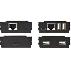 StarTech.com 4-Port USB 2.0 Extender Hub over Single CAT5e/CAT6 Ethernet Kabel (RJ45) - 100m - USB Extender Hub Adapter Kit - Metalen Behuizing - Extern Gevoed - 480 Mbps - Afbeelding 3