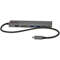 StarTech.com USB-C Multiport Adapter Hub, USB-C naar 4K 60Hz HDMI, Gigabit Ethernet en 100W Laptop Charging voor Macbook Pro / Air en Windows