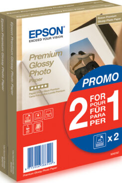 Epson Premium Glossy Photo Paper (100 x 150 mm), 255 g/m2, 80 vellen