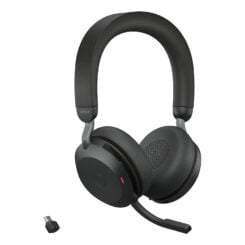 Jabra Evolve2 75 Headset Draadloos Hoofdband Kantoor/callcenter USB Type-C Bluetooth Oplaadhouder Zwart - Afbeelding 4
