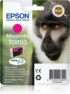 Epson Monkey T0893 Aap DURABrite Ultra afzonderlijke magenta inkt