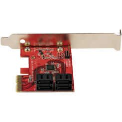 StarTech.com 4 Port SATA PCIe Kaart, PCI Express SATA Uitbreidingskaart, 6Gbps, Low/Full Profile, Stacked SATA Connectors, ASM1164 Non-Raid, PCI Express naar SATA Converter/Adapter - Afbeelding 5