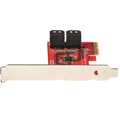 StarTech.com 4 Port SATA PCIe Kaart, PCI Express SATA Uitbreidingskaart, 6Gbps, Low/Full Profile, Stacked SATA Connectors, ASM1164 Non-Raid, PCI Express naar SATA Converter/Adapter - Afbeelding 4