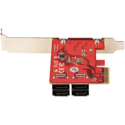 StarTech.com 4 Port SATA PCIe Kaart, PCI Express SATA Uitbreidingskaart, 6Gbps, Low/Full Profile, Stacked SATA Connectors, ASM1164 Non-Raid, PCI Express naar SATA Converter/Adapter - Afbeelding 6