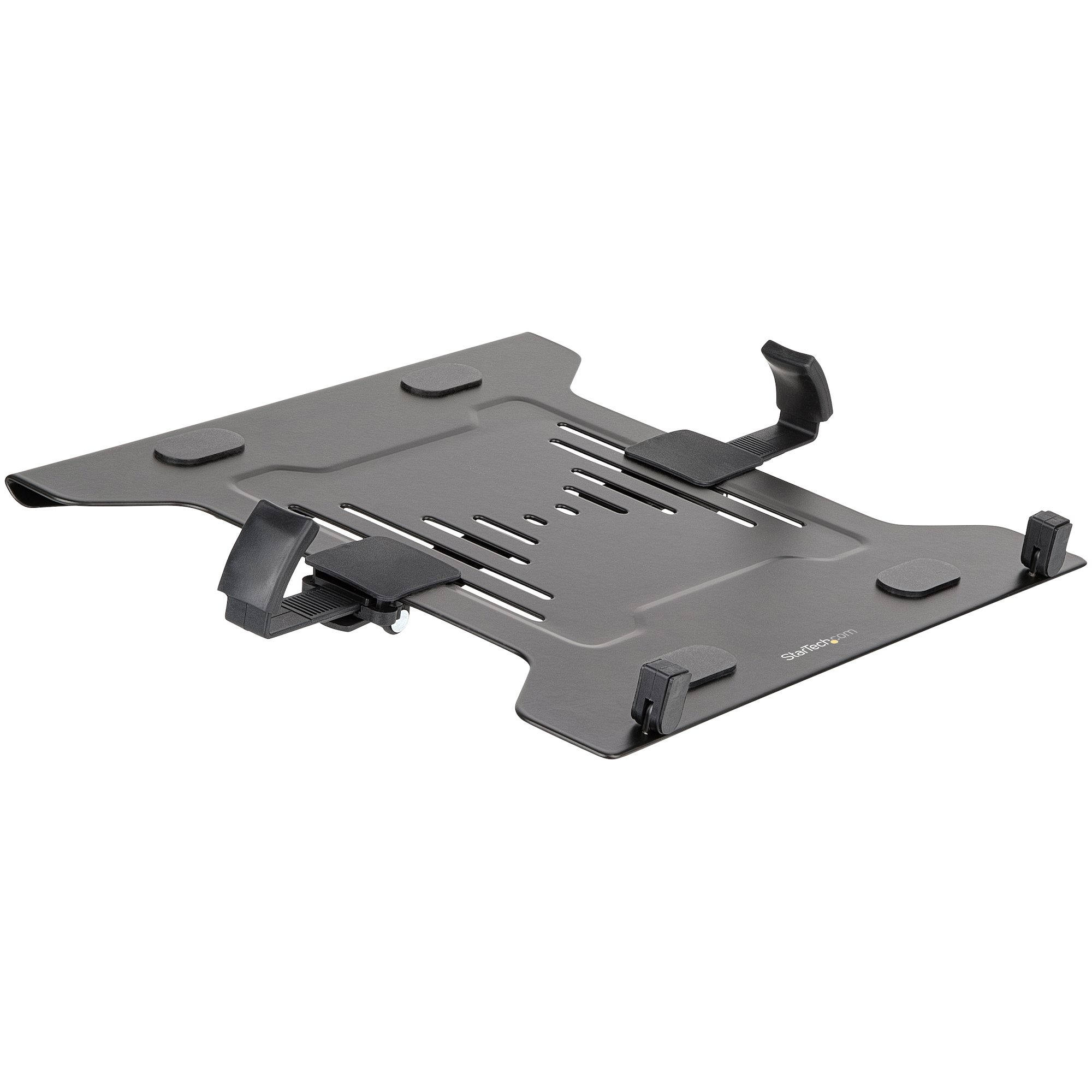 StarTech.com VESA Laptophouder, Verstelbare Notebook Tray voor Monitorarm (4.5kg), 75x75 & 100x100 VESA Montagegaten, Geventileerd, Bureau Laptop Steun/Beugel/Lade