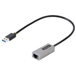 StarTech.com USB 3.0 naar Gigabit Ethernet Netwerkadapter, 10/100/1000 Mbps, USB 3.0 naar RJ45 LAN Adapter, USB 3.0 Ethernet Adapter (GbE), 30cm Kabel, Driverloze Installatie