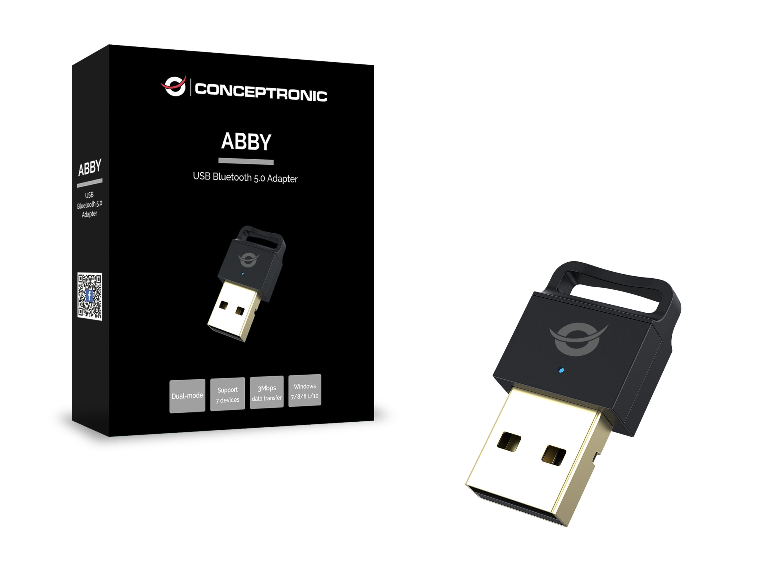 Conceptronic ABBY06B netwerkkaart Bluetooth 3 Mbit/s - Afbeelding 3