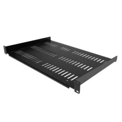 StarTech.com 1U Rack Shelf - Universele Geventileerde 19 inch Server Rack Plank/Lade voor AV/Data/Netwerk Apparatuur – Cantilever/Uitkragende Ligger – Duurzaam Ontwerp – Max. 25kg - Diepte 30 cm (12”)