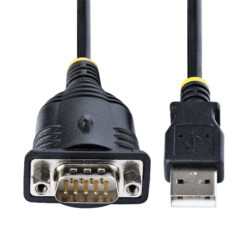 StarTech.com 1m USB Serial Converter Kabel, DB9 Male RS232 naar USB Converter, Prolific Chipset, USB naar Serieel Adapter voor PLC/Printer/Scanner/Switch, USB naar COM Poort Adapter, Windows/Mac - Afbeelding 4