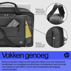 HP Renew Executive 16 inch laptoptas - Afbeelding 6