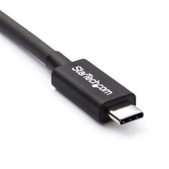StarTech.com 2m Thunderbolt 3 Kabel, 20Gbps, 100W PD, 4K, Thunderbolt Gecertificeerd, Thunderbolt 4/USB 3.2/DisplayPort Compatibel, Zwart - Afbeelding 3