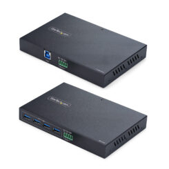 StarTech.com 4-Port USB 3.0 Extender over Ethernet tot 100m via Cat6a / Cat7 / Cat8 RJ45 Kabel, Uitbreiding voor Remote USB Apparatuur, 4x USB-A 5Gbps Hub, TAA - Afbeelding 2