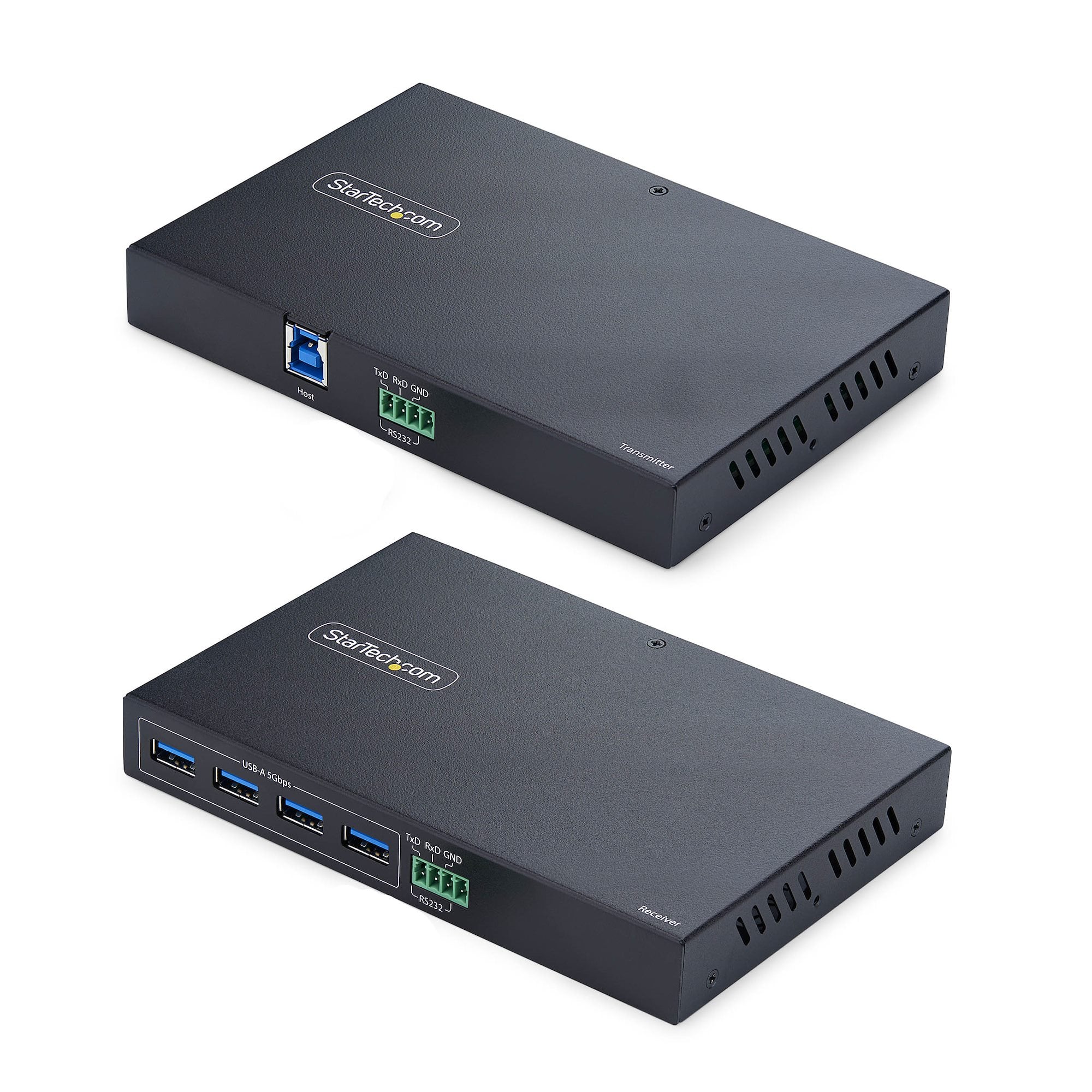 StarTech.com 4-Port USB 3.0 Extender over Ethernet tot 100m via Cat6a / Cat7 / Cat8 RJ45 Kabel, Uitbreiding voor Remote USB Apparatuur, 4x USB-A 5Gbps Hub, TAA - Afbeelding 2