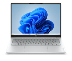 HP OmniBook 3 AI PC 14-ht0013ndx Intel Core 3 Laptop 35,6 cm (14") 2K 8 GB DDR5-SDRAM 512 GB SSD Wi-Fi 6 (802.11ax) Windows 11 Home Grijs, Zilver
