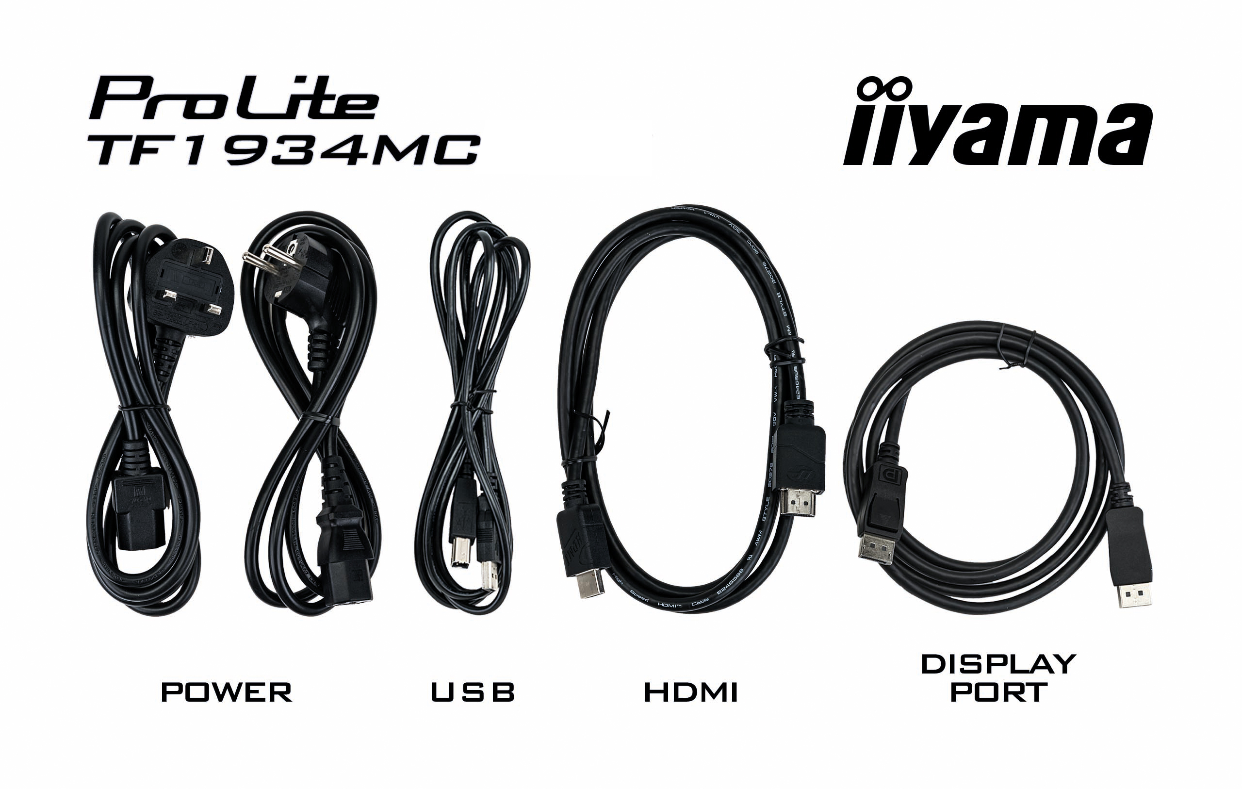 iiyama ProLite TF1934MC-B7X computer monitor 48,3 cm (19") 1280 x 1024 Pixels SXGA LED Touchscreen Zwart - Afbeelding 6