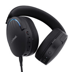 Trust GXT 491 Fayzo Gaming Headset - Draadloze gamingheadset – Bluetooth en USB verbinding – Afneembare microfoon – Zwart - Afbeelding 5