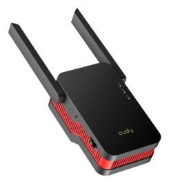 Cudy RE3000 netwerkextender Netwerkrepeater Zwart, Rood 10, 100, 1000 Mbit/s - Afbeelding 5