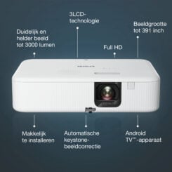 Epson CO-FH02 Smart Full HD-projector, 3000 lumen, scherm van maximaal 391 inch - Afbeelding 4